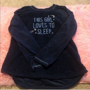 Sparkly sleep shirt